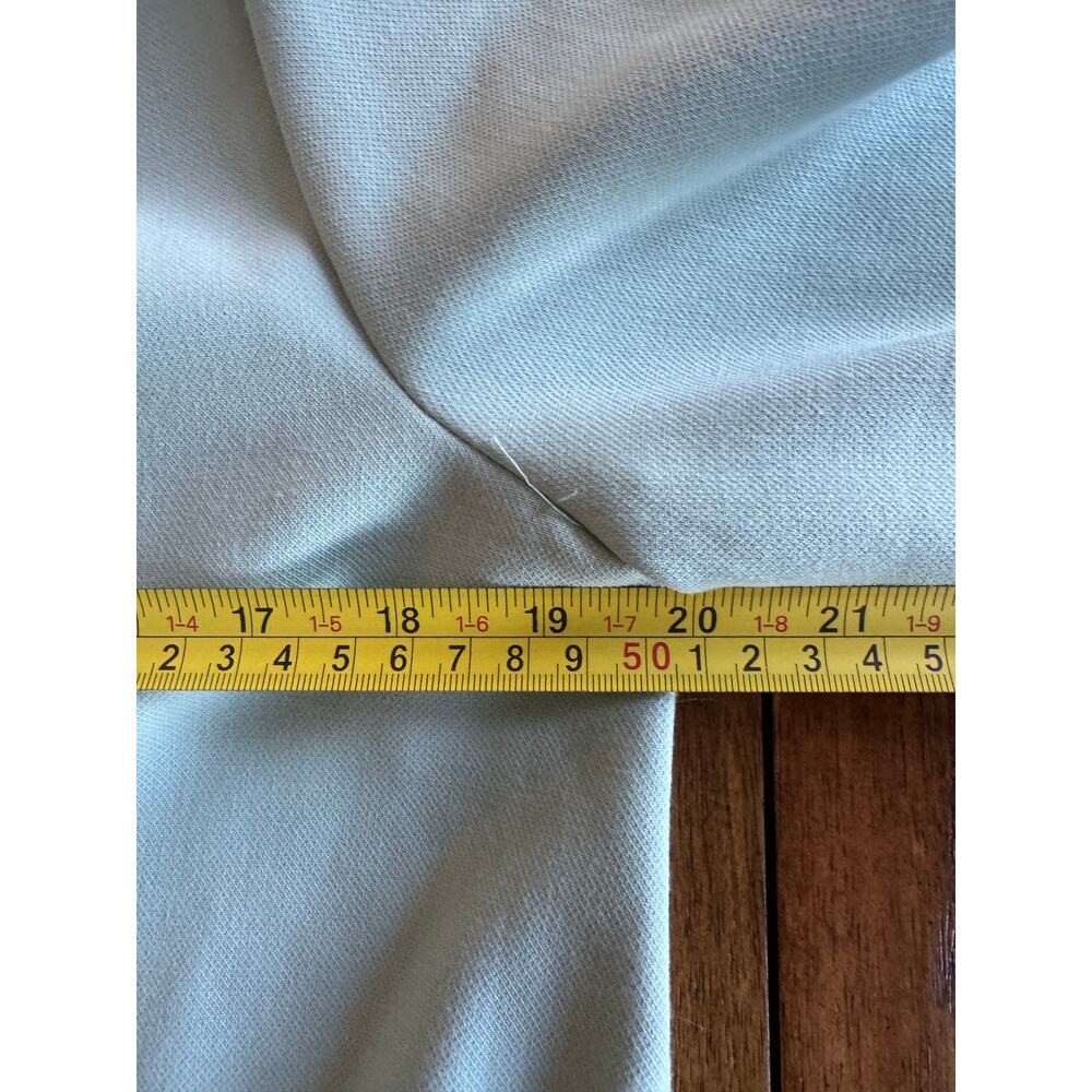 Mint Green Waterfall Trench Jacket Roll Tab Sleeves Size S - Picture 8 of 9